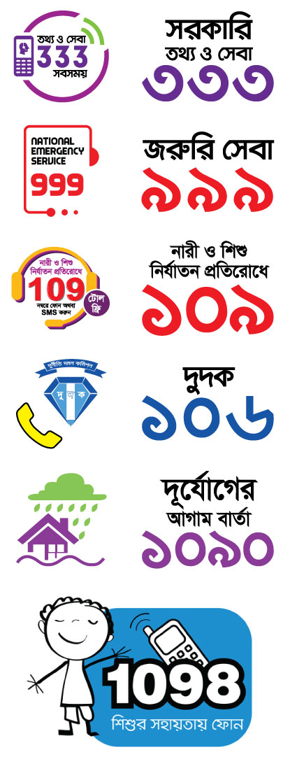 হটলাইন নম্বর